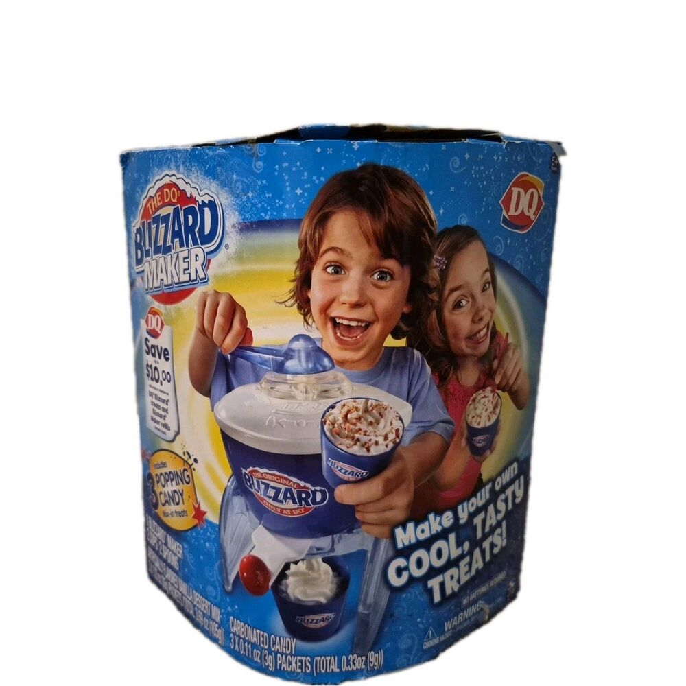 Dairy Queen Blizzard MakerTasty Treats DQ Ice Cream SpinMaster NEW OPEN BOX